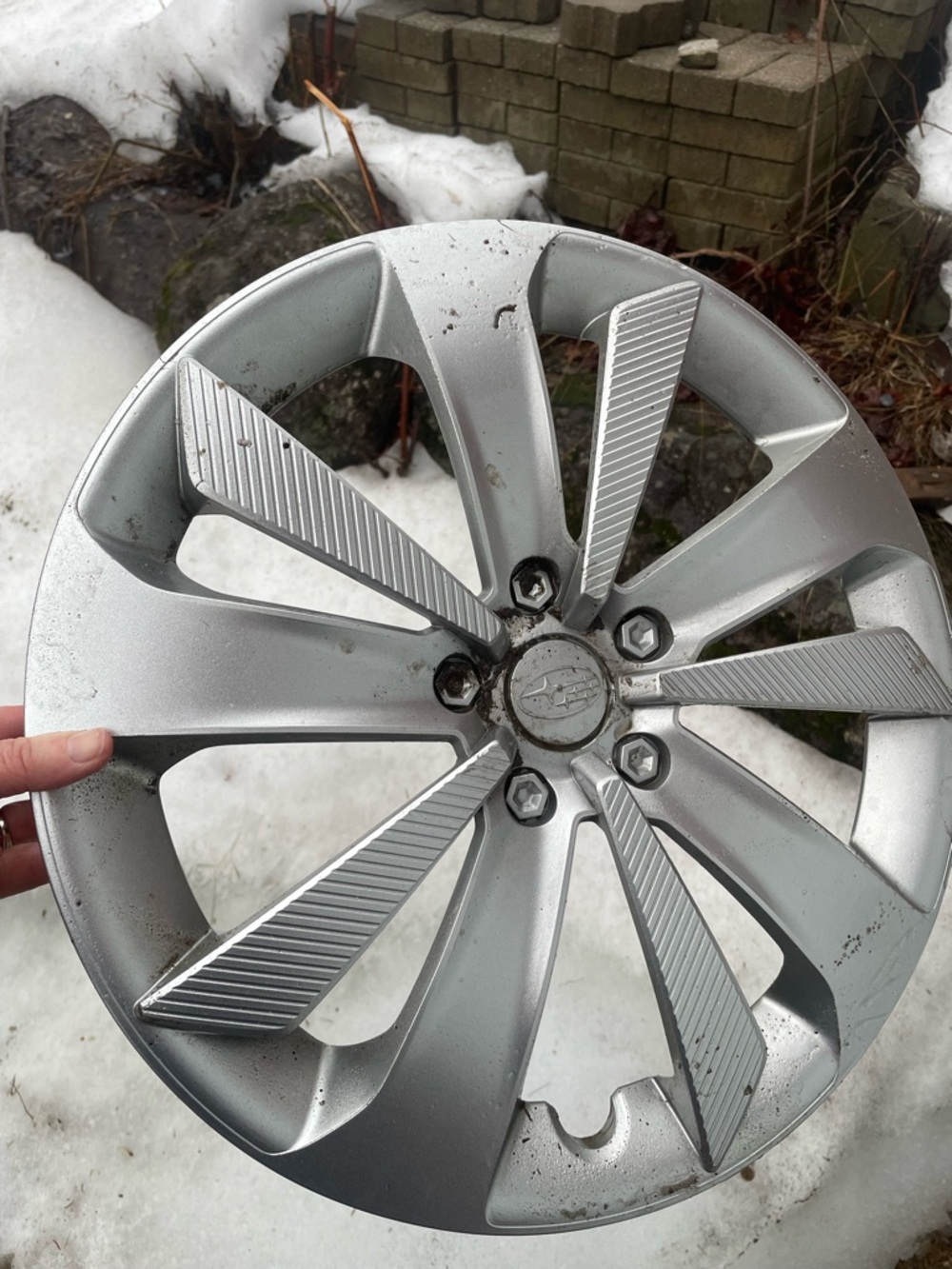 Subaru Silver 15" Wheel Cover / Hubcap